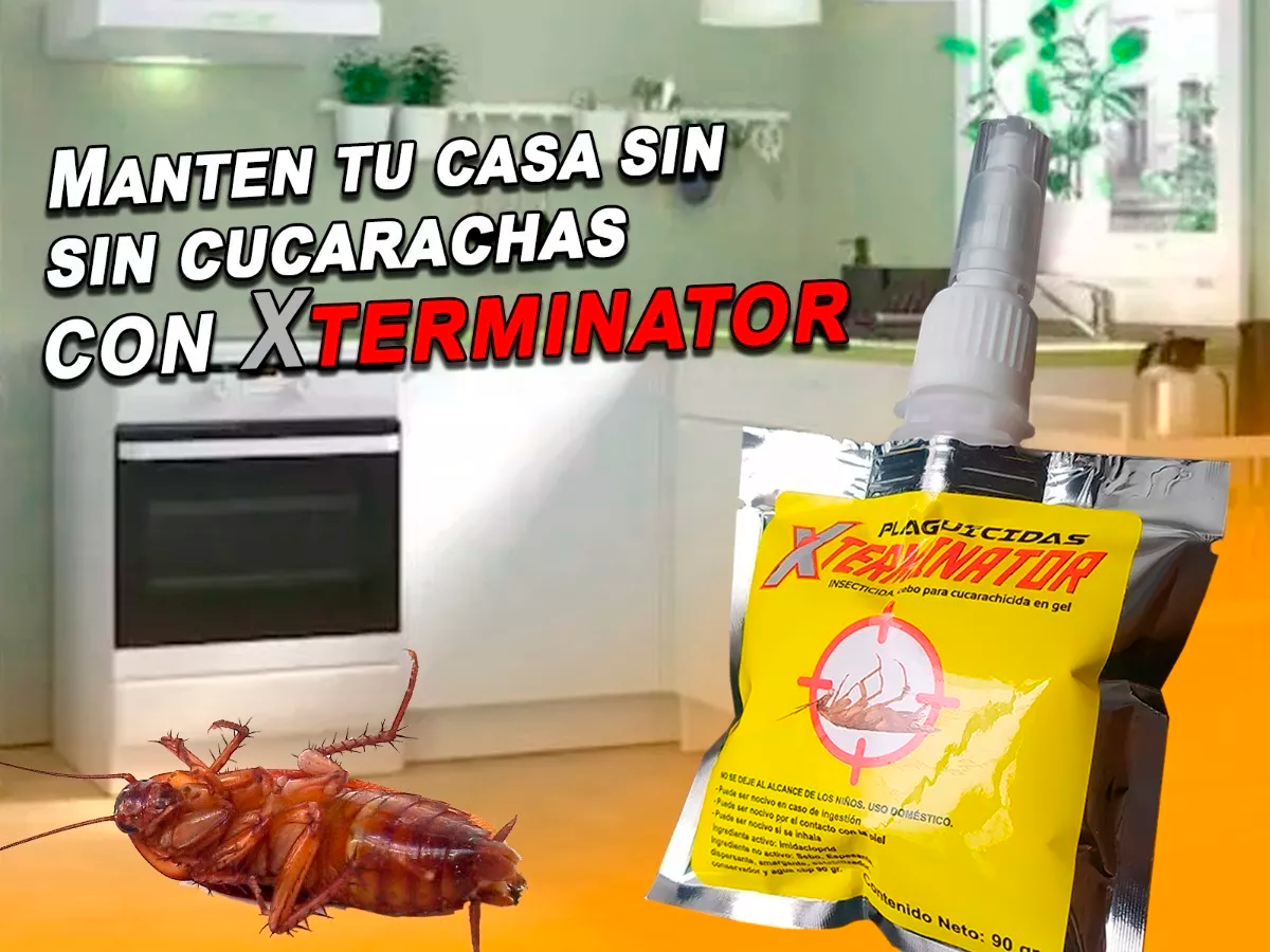 Insecticida para cucarachas tipo Cebo gel Cucarachicida 90 gramos