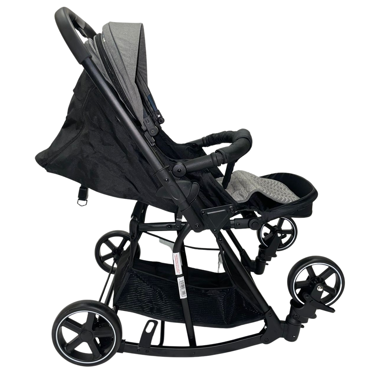 Carriola Para Bebé Starkids Naos Convertible A Mecedora Gris