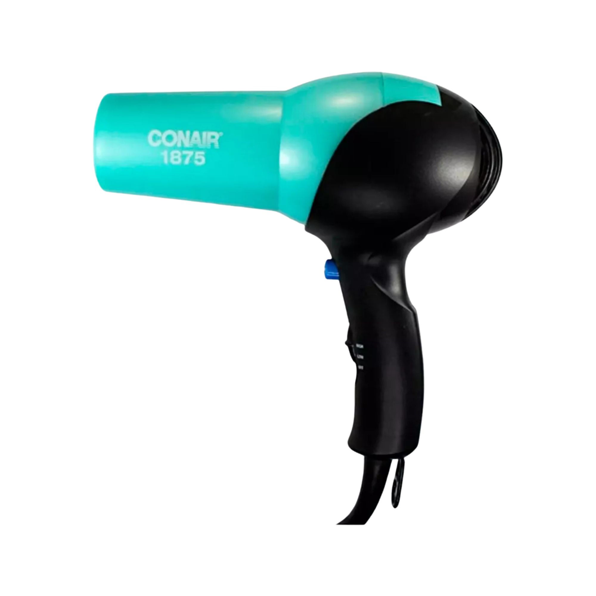 Secadora de Cabello Conair turquesa con Negro 1875w con Caja Blanca