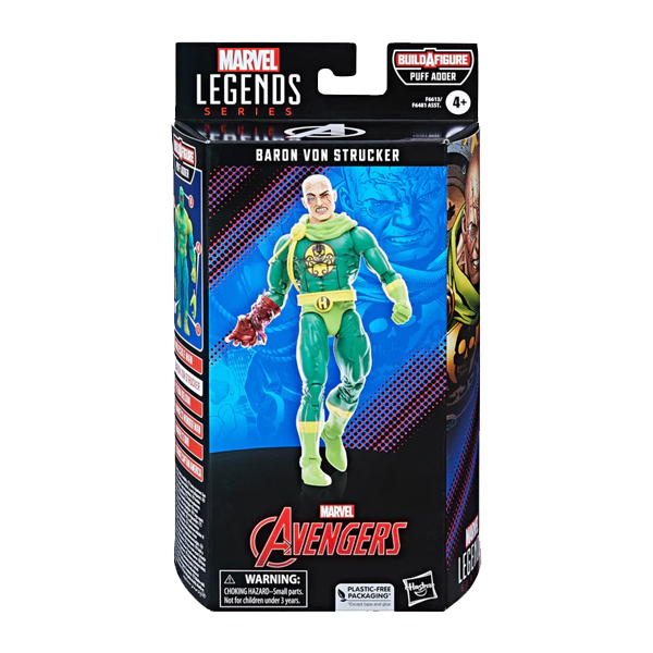 Marvel Legends Cómic Avengers Baron Von Strucker
