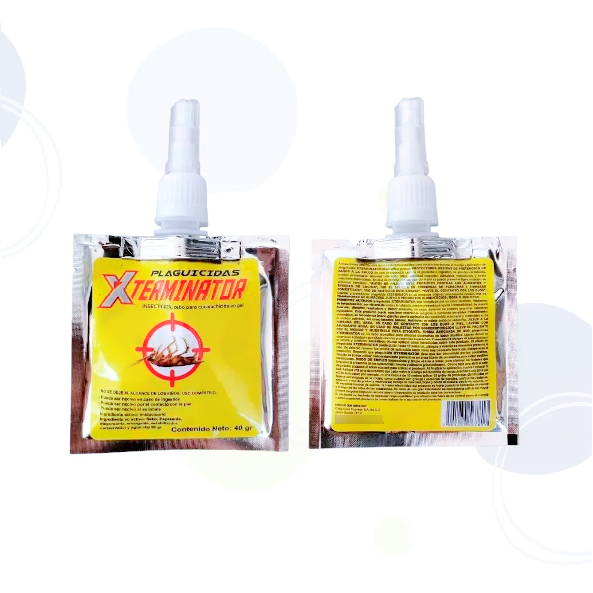 Insecticida para cucarachas tipo Cebo gel Cucarachicida 40 gramos