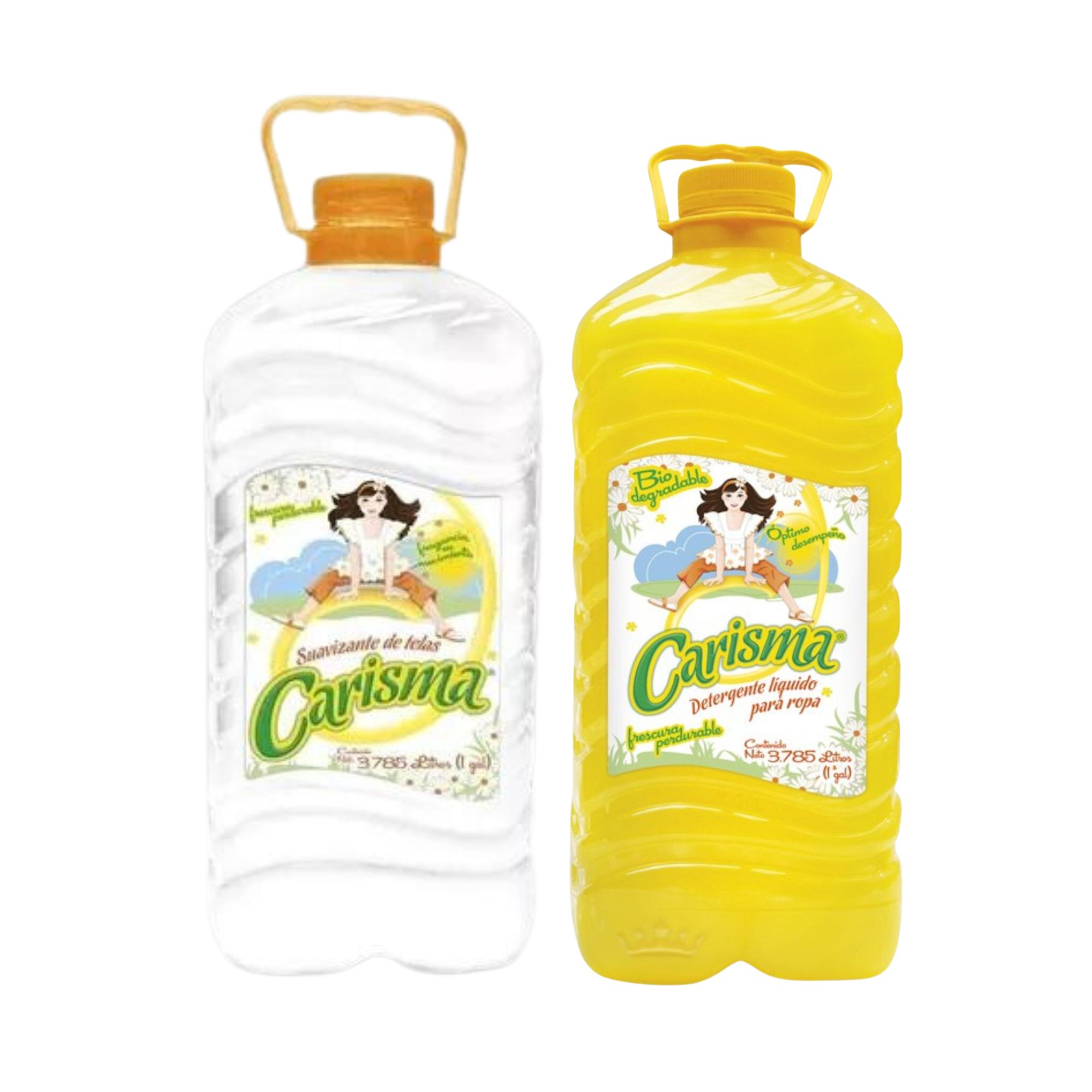 Suavizante y Detergente De Telas Carisma 2 Pack De Galón c/u