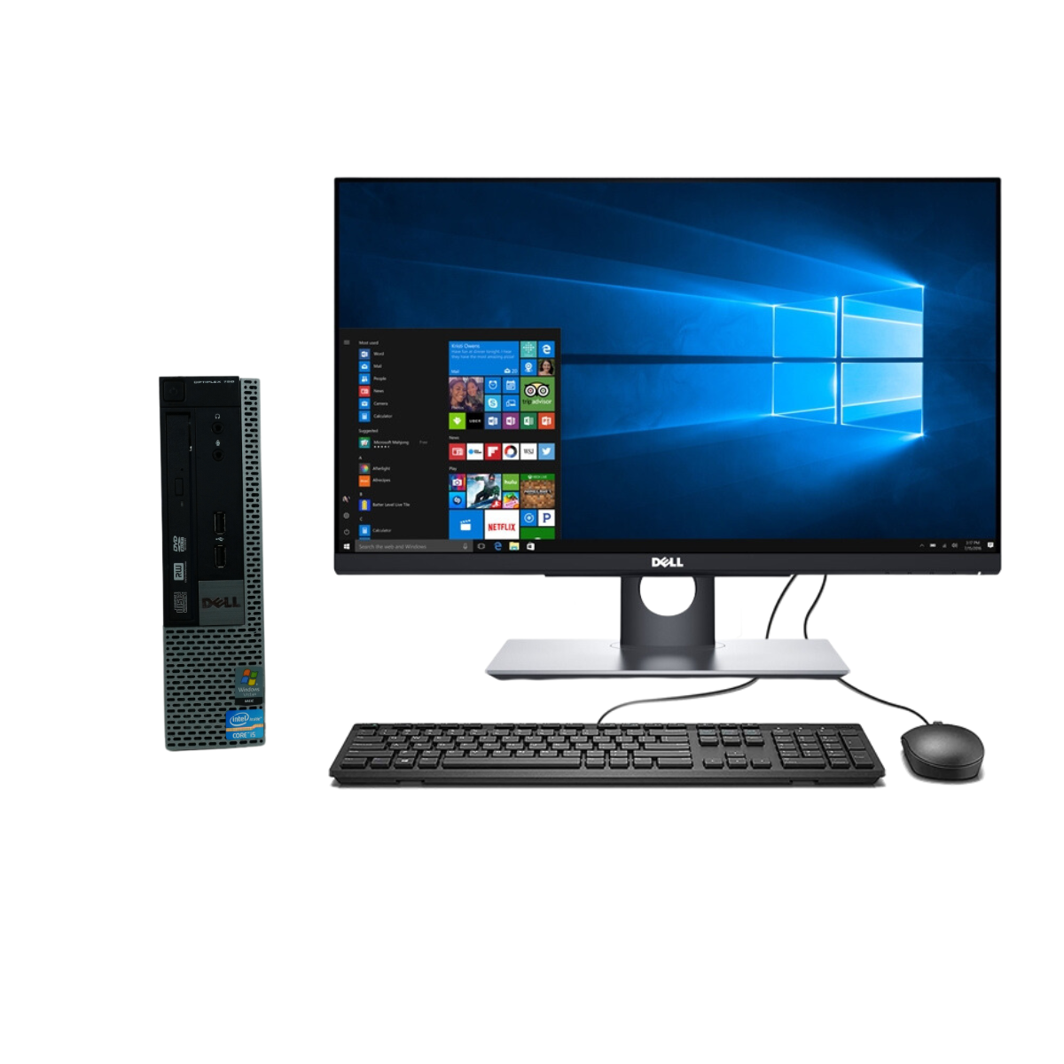 DELL OPTIPLEX 790 I5 2RA USFF 8 RAM/240 SSD/MONITOR DE 22¨ (REACONDICIONADO GRADO A)