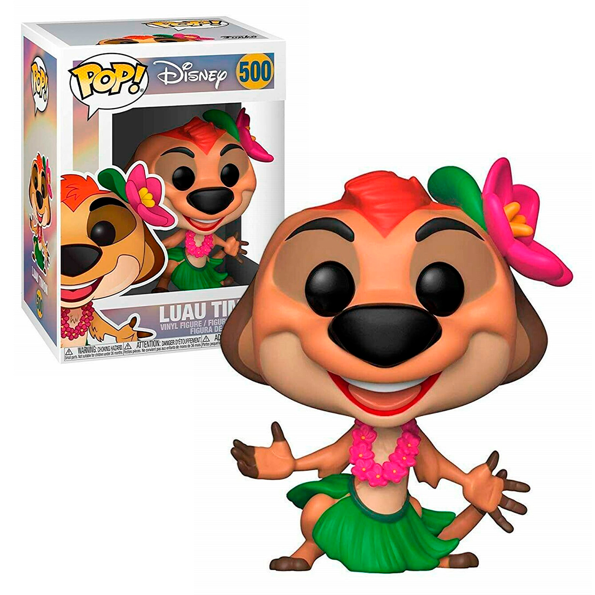 Funko Pop Timon Luau #500 El Rey Leon Clasico Disney Figura Original