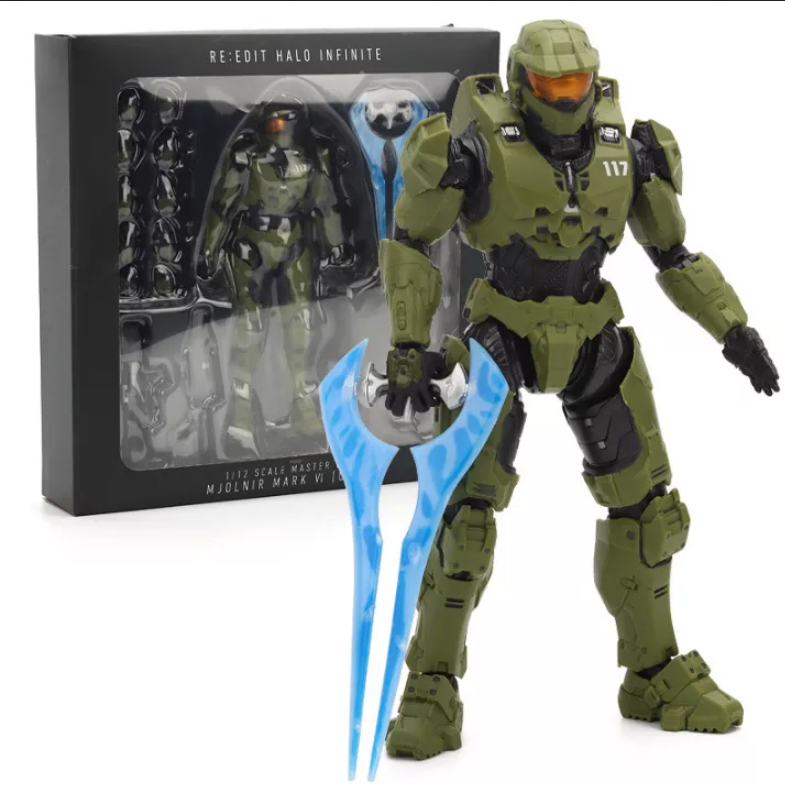 Halo Infinite Master Chief Jefe Maestro Figura Juego Mu eco