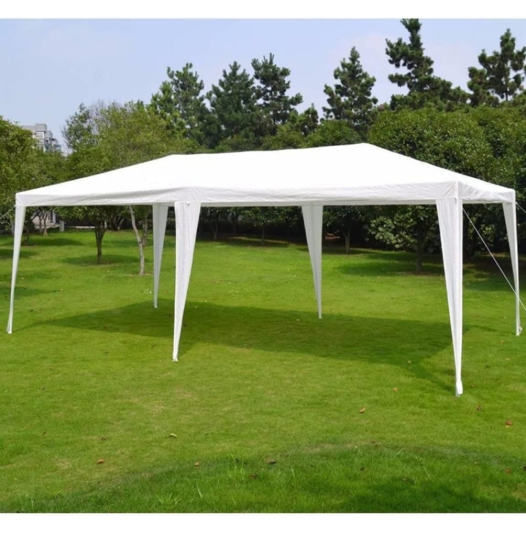 Carpa toldo 9x3 m. con ventanas impermeable 