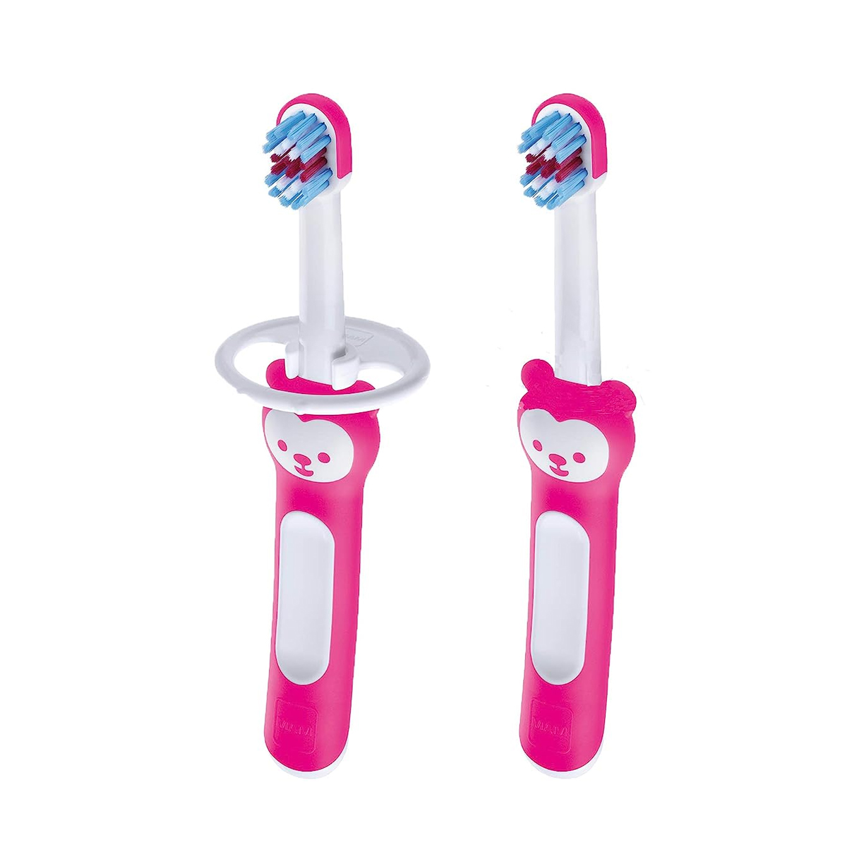 Cepillo De Dientes BB Mam Baby 2pz Rosa.