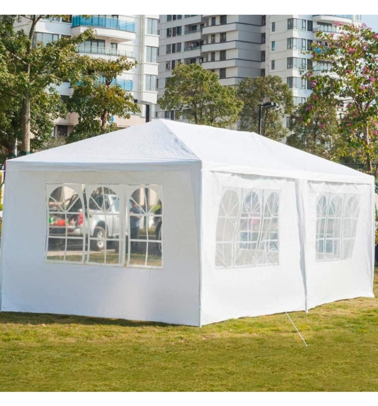 Toldo impermeable 3*9 m. Carpa exterior jardín 
