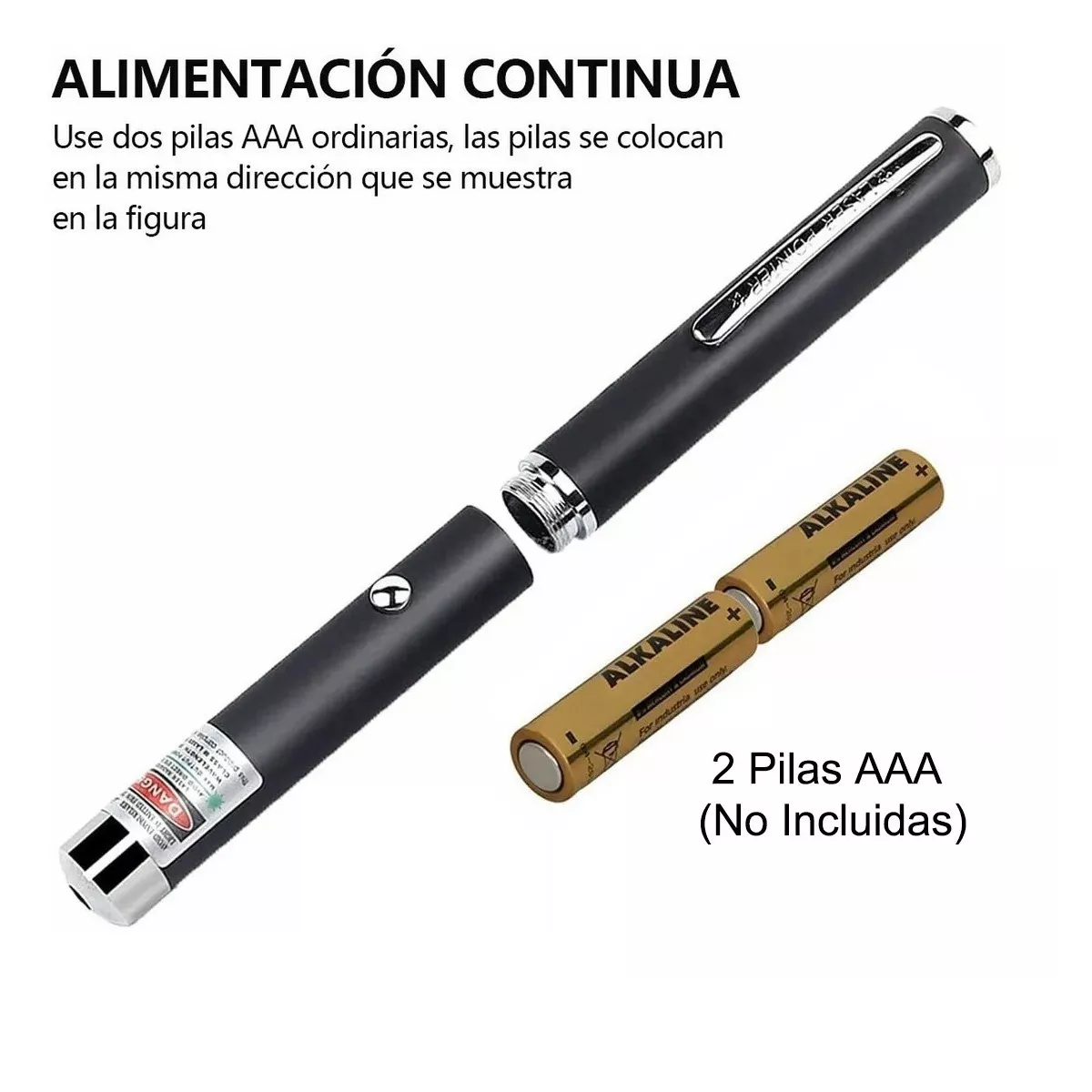 Kit Apuntador Laser Verde Violeta Rojo 5 Pza