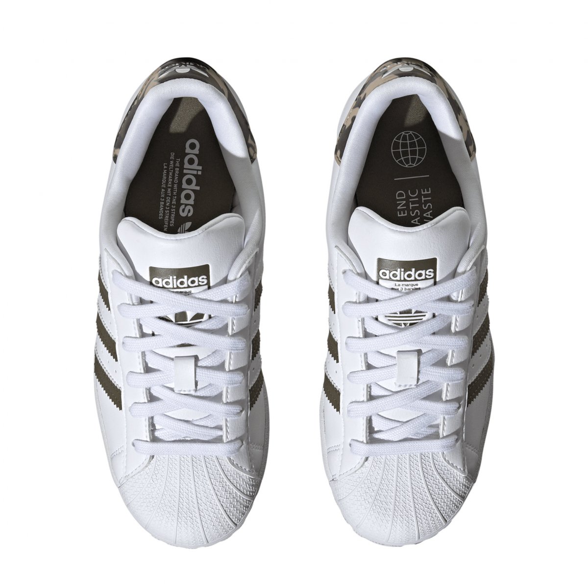 TENIS ADIDAS SUPERSTAR FOUNDATION BLANCO CON CAMUFLAJE
