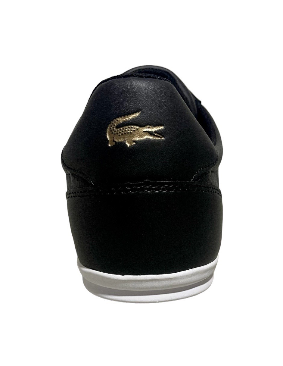 TENIS LACOSTE NIVOLOR NEGRO CON AZUL 74CMA00580011