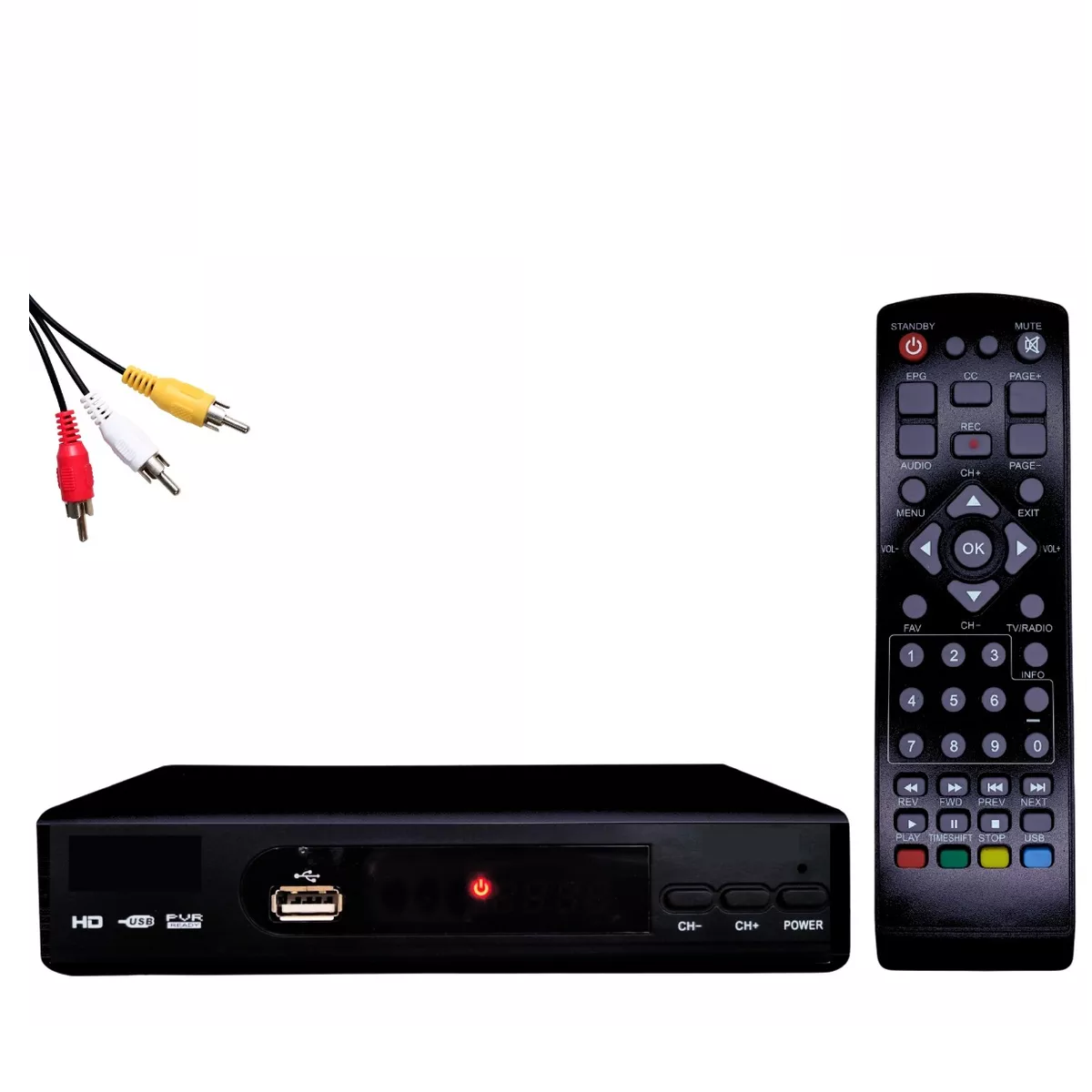 Decodificador Tv Convertidor Digital Full Hd 1080p