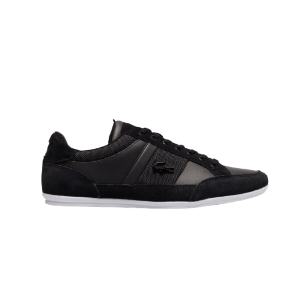 Tenis Lacoste Chaymon 222 2 CMA Negro con Blanco Hombre Originales 744CMA0012312