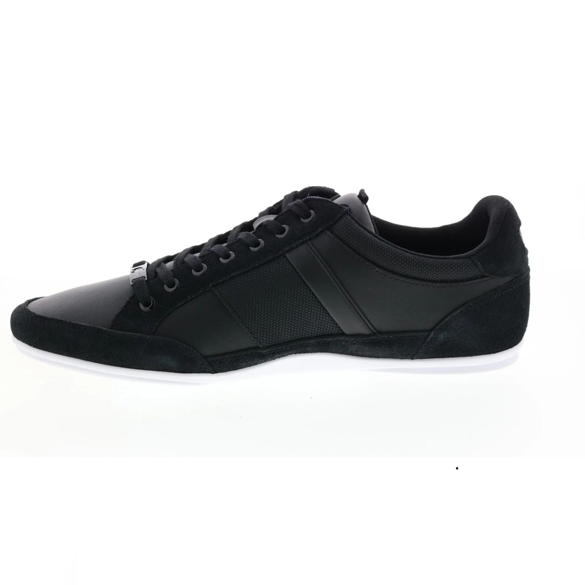 Tenis Lacoste Chaymon 222 2 CMA Negro con Blanco Hombre Originales 744CMA0012312