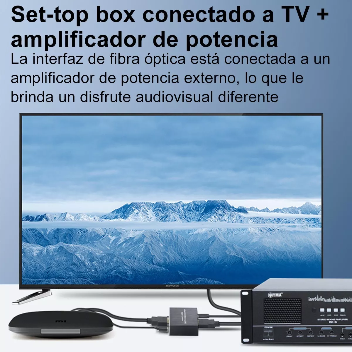Extractor De Audio Hdmi 4k 5.1 Spdif Estéreo Convertidor