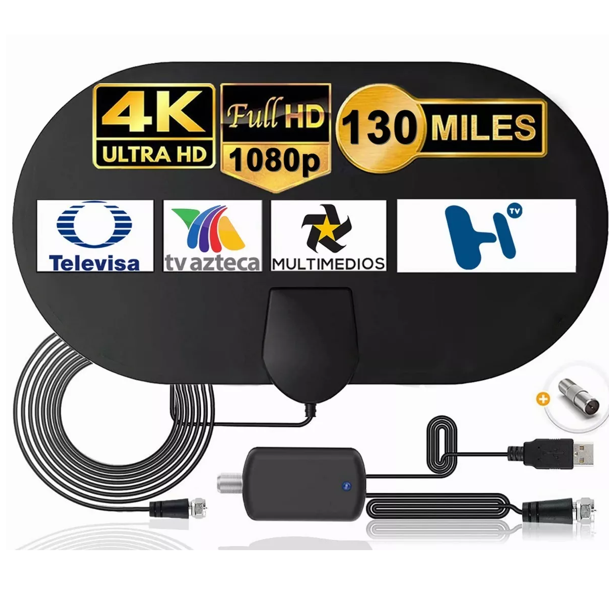 Antena De Tv Digital Para Interiores Antena Hdtv 4k 1080p