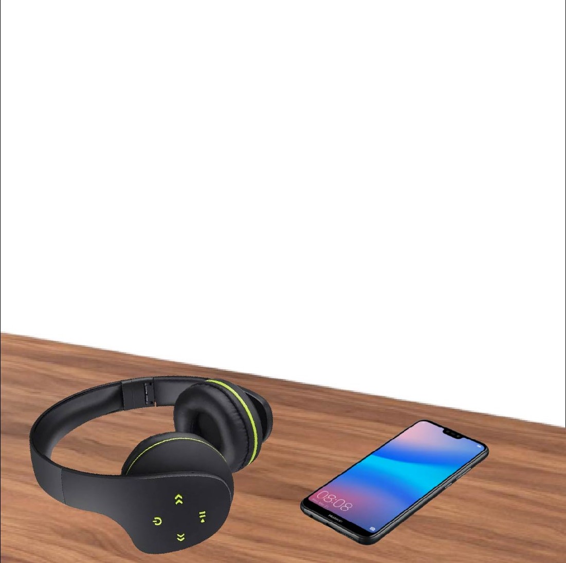 AUDIFONOS BLUETOOTH INALAMBRICOS DIADEMA NEGRO STEREN