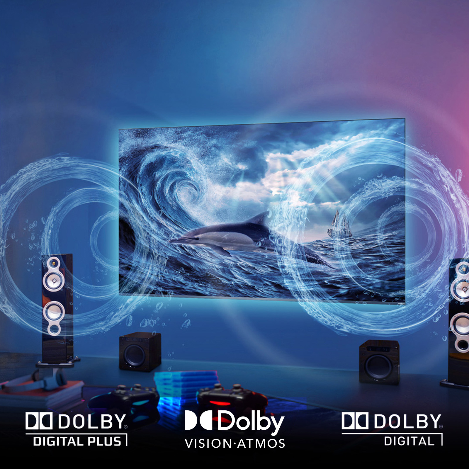 Pantalla TCL 65" QLED 4K HDR Google TV 65Q750G Smart TV