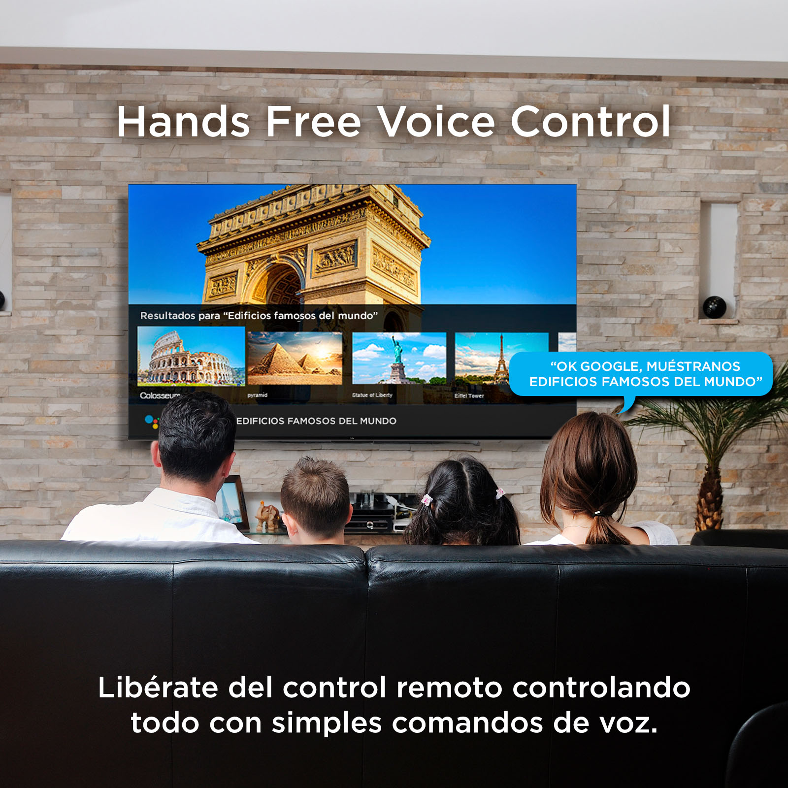 Pantalla TCL 65" QLED 4K HDR Google TV 65Q750G Smart TV