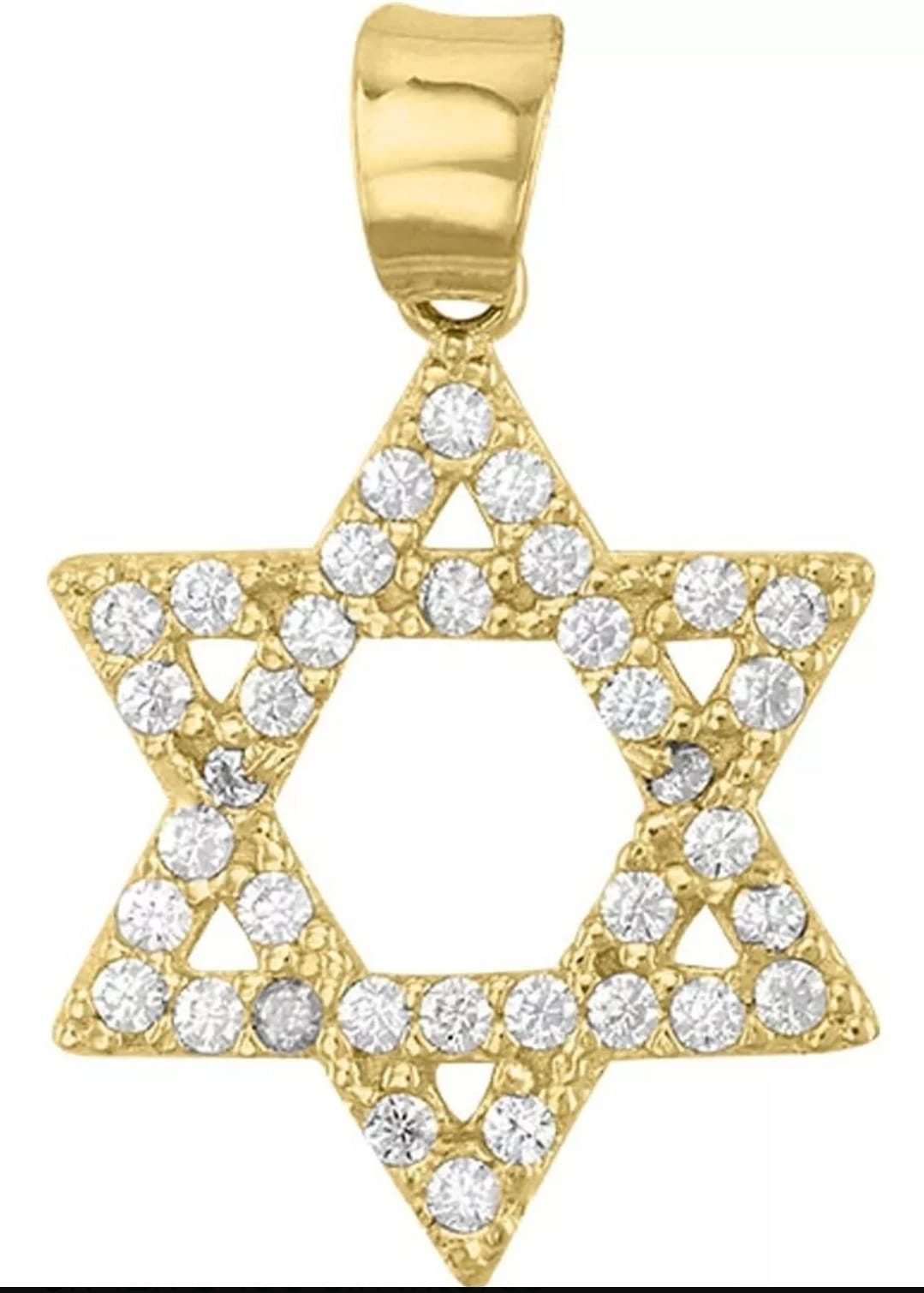 Dije Estrella De David En Oro De 10 K + Obsequio + Envio