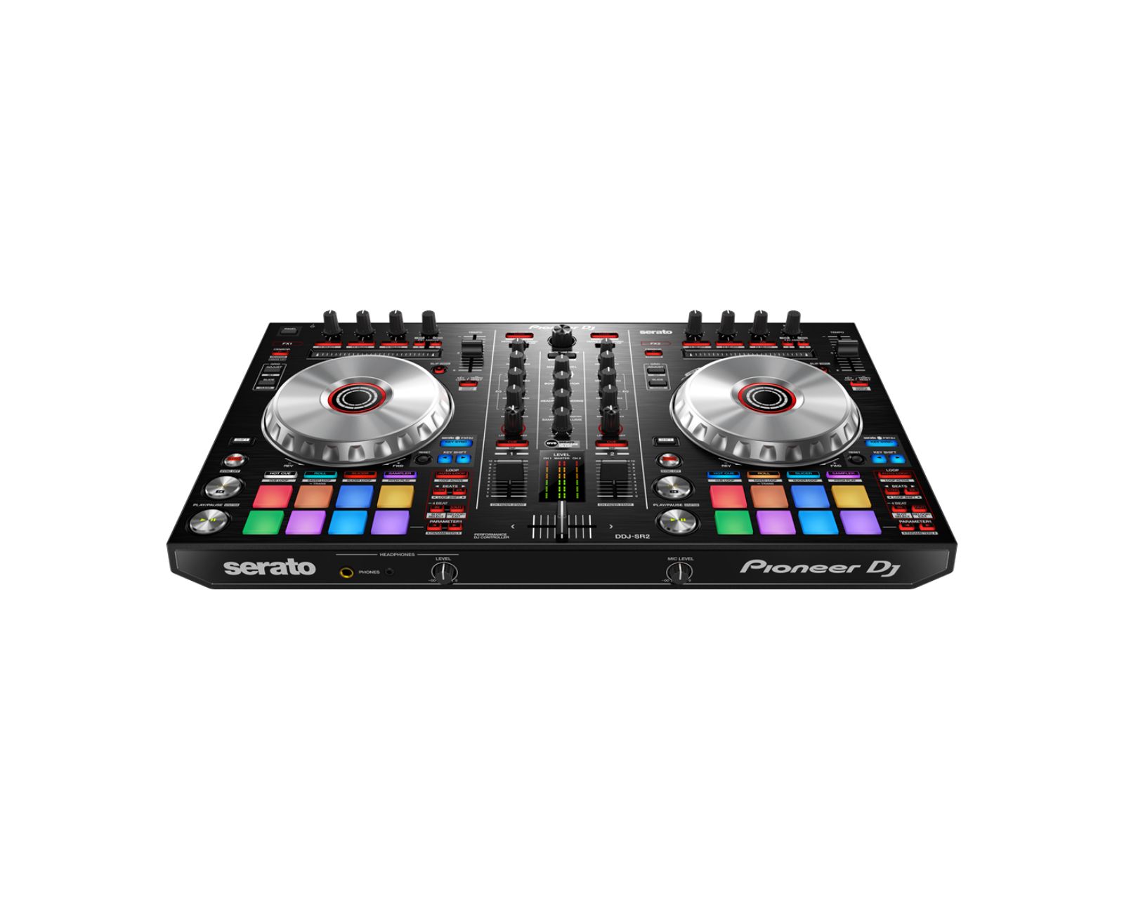 Controlador PIONEER DDJ-SR2 Serato/2 Canales/2 Platos/XLR/USB, PLUG