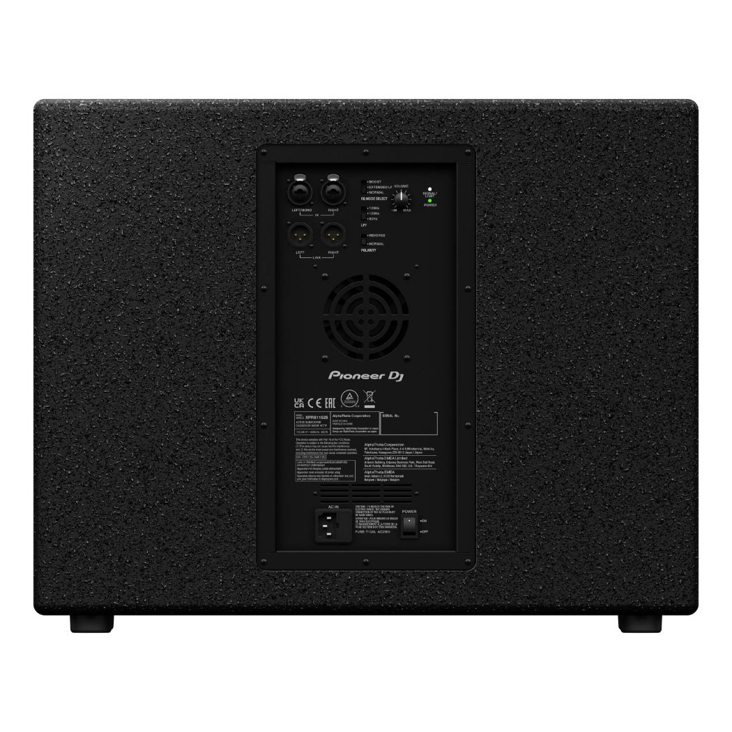 Subwoofer Activo PIONEER XPRS1152S 4000W (Máx)/Clase D/15"/XLR/PLUG