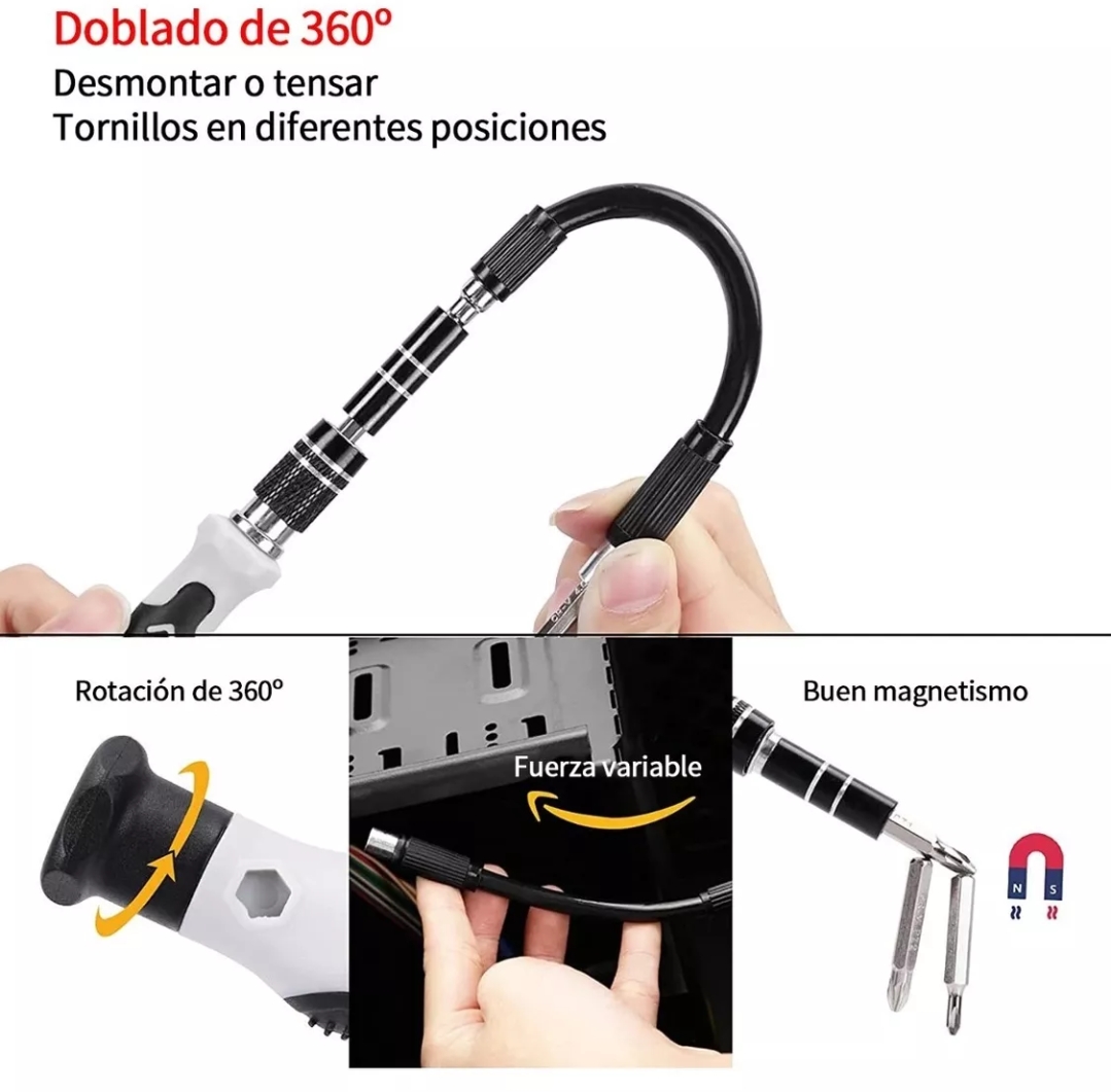 Kit De Desarmadores Y Herramientas De Precisión 115 En 1