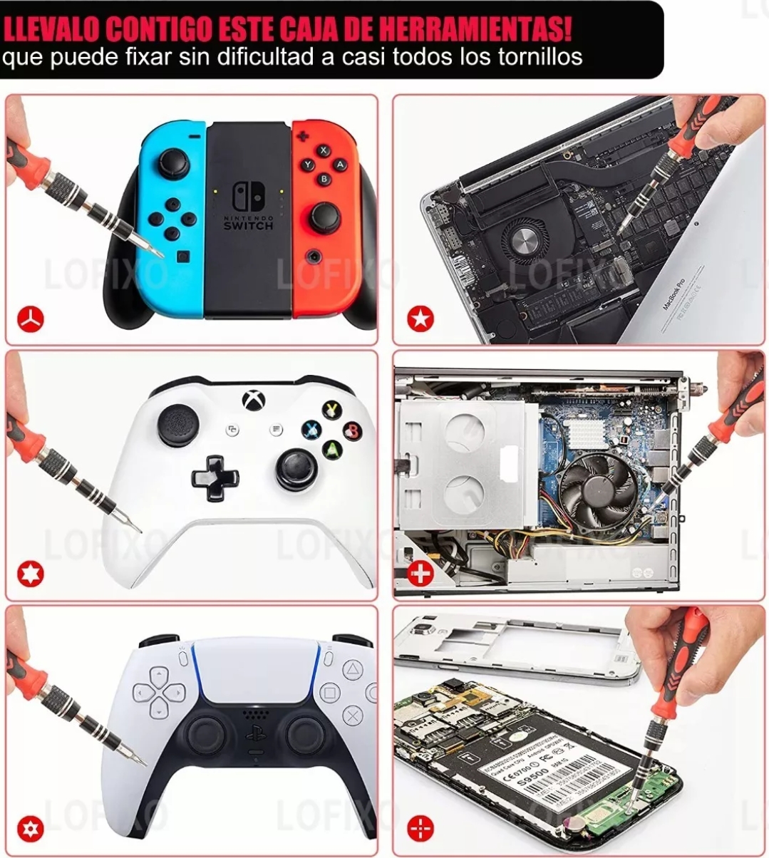Juego De Herramientas Kit Destornillador Torx Para Nintendo