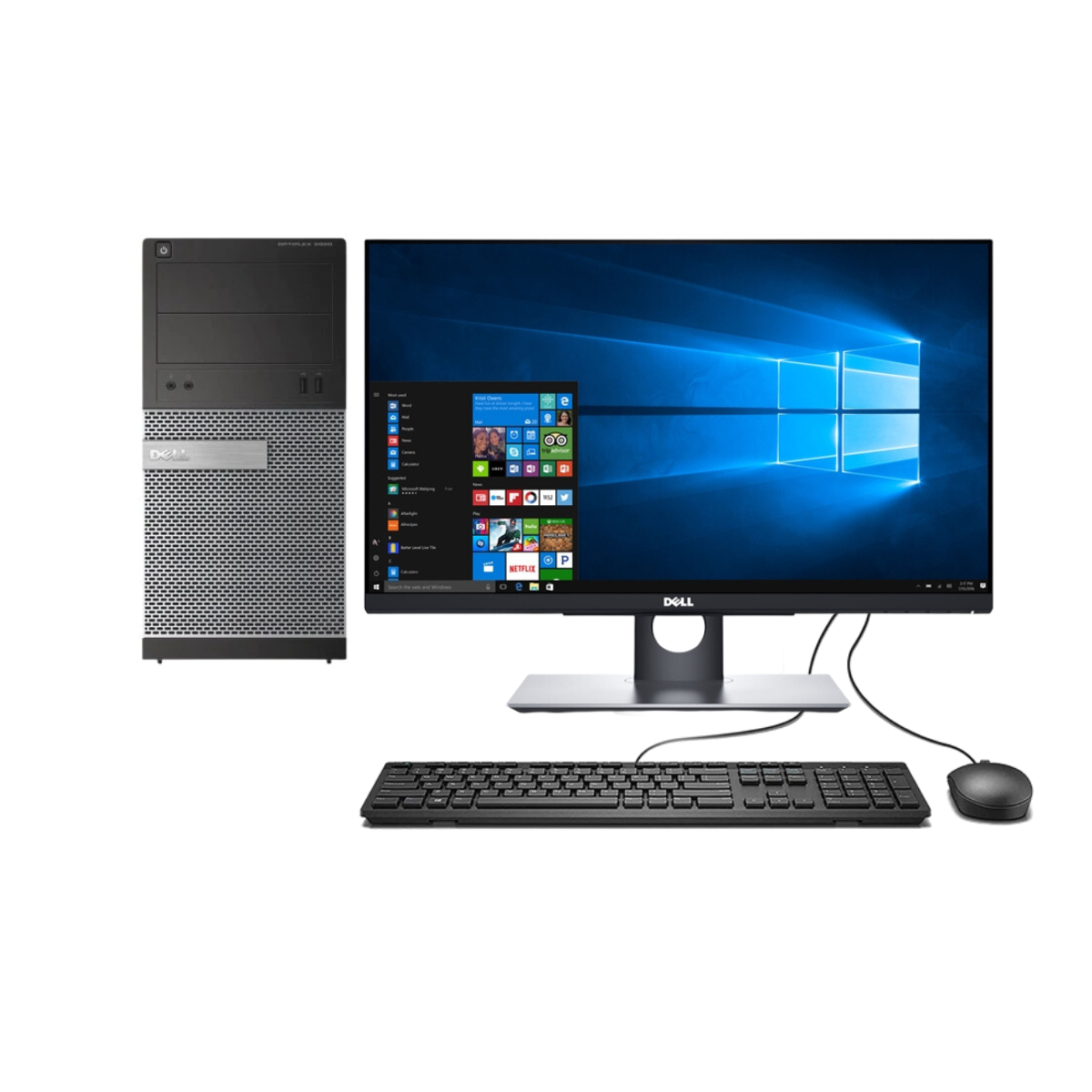 DELL OPTIPLEX 3020 CORE I5 4TA MT  8 RAM/240 SSD/MONITOR DE 22¨ (REACONDICIONADO GRADO A)