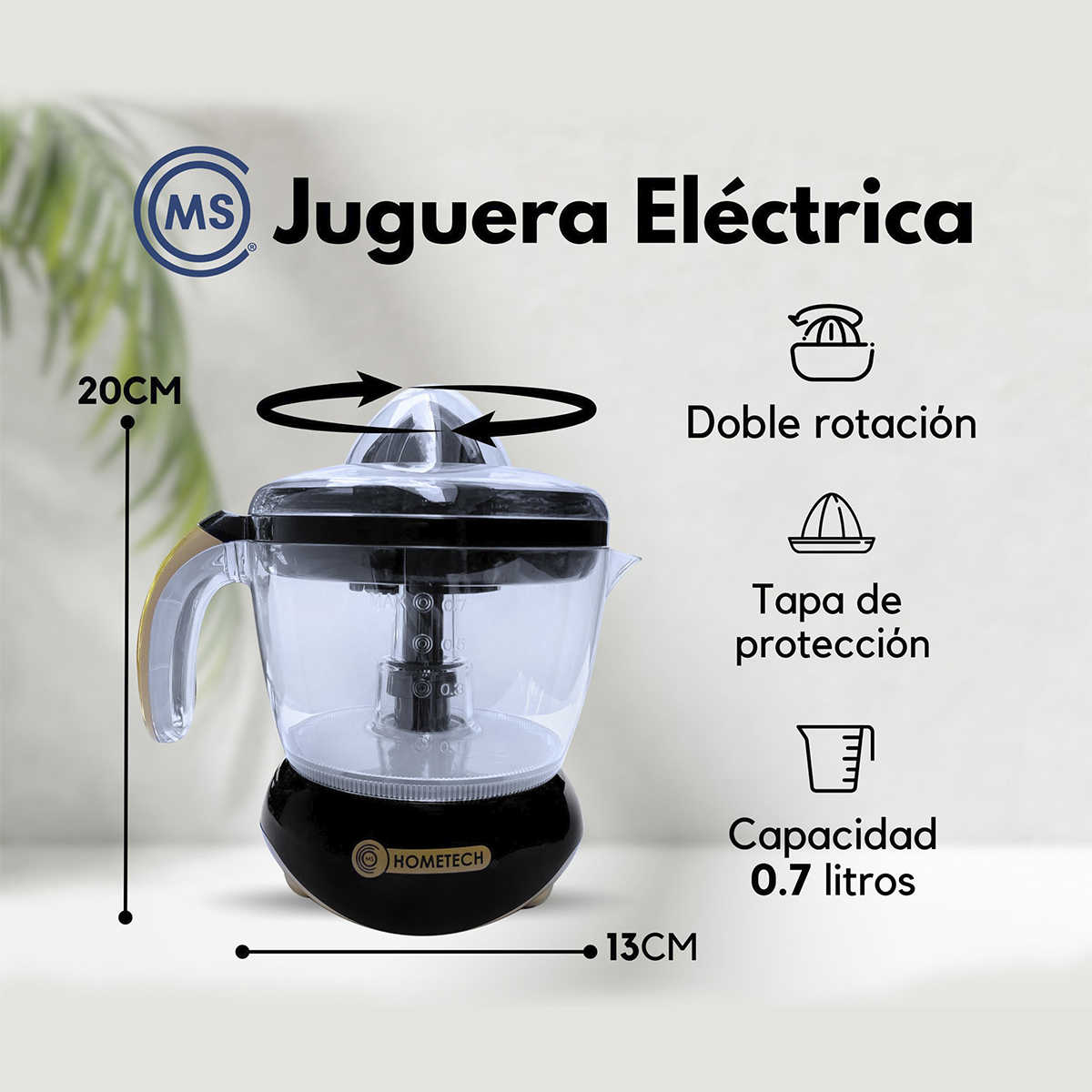 Juguera eléctrica 0.7 L
