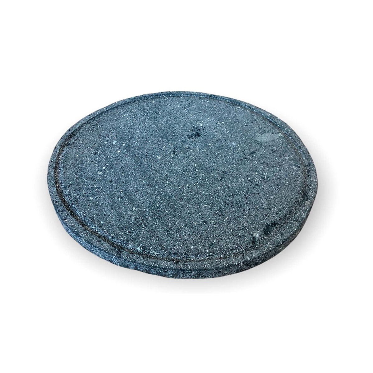 Comal De Piedra Volcánica Para Pizza Con Cortador