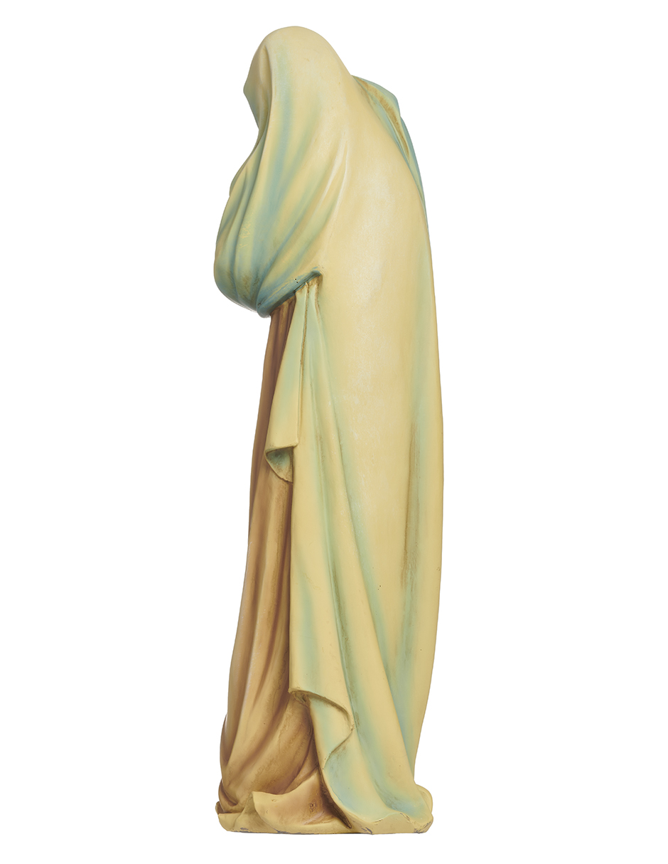 Virgen Manto Azul 45cm