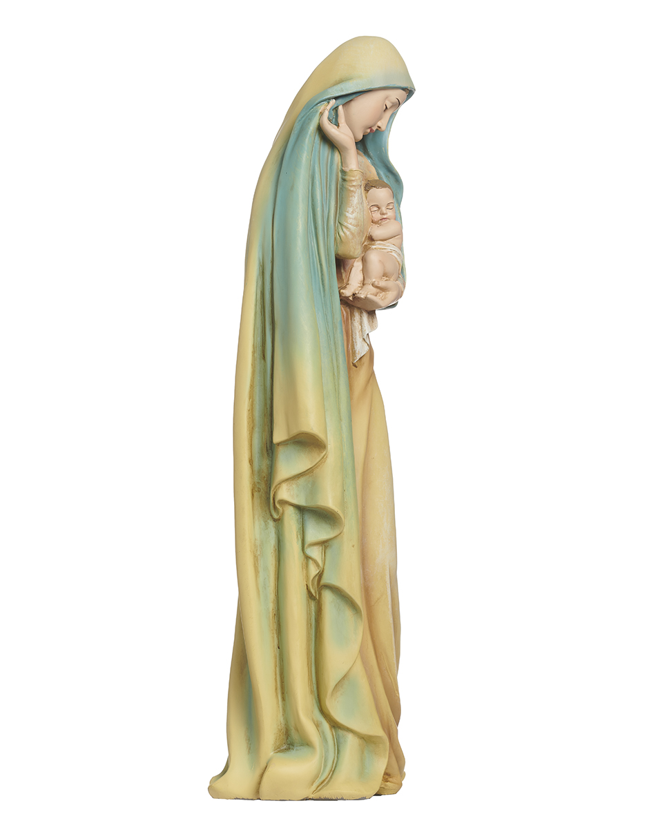 Virgen Manto Azul 45cm