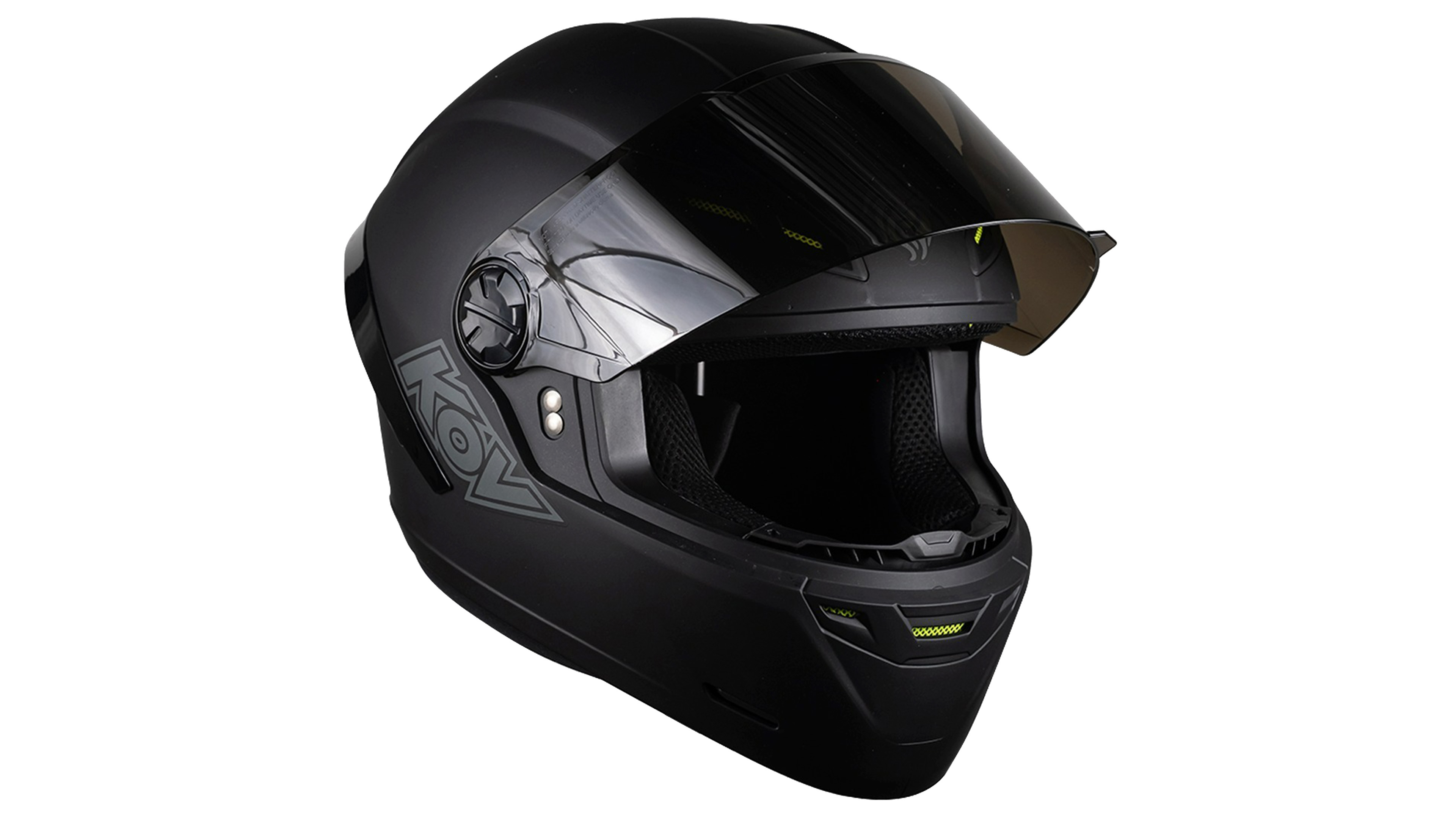 CASCO KOV FORZA NEGRO MATE DEPORTIVO INTEGRAL PARA MOTO CERTIFICADO DOT