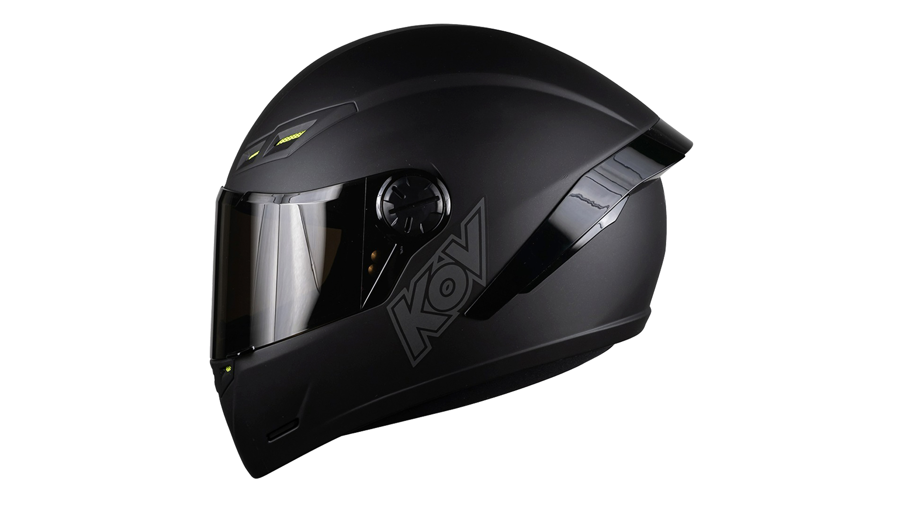 CASCO KOV FORZA NEGRO MATE DEPORTIVO INTEGRAL PARA MOTO CERTIFICADO DOT