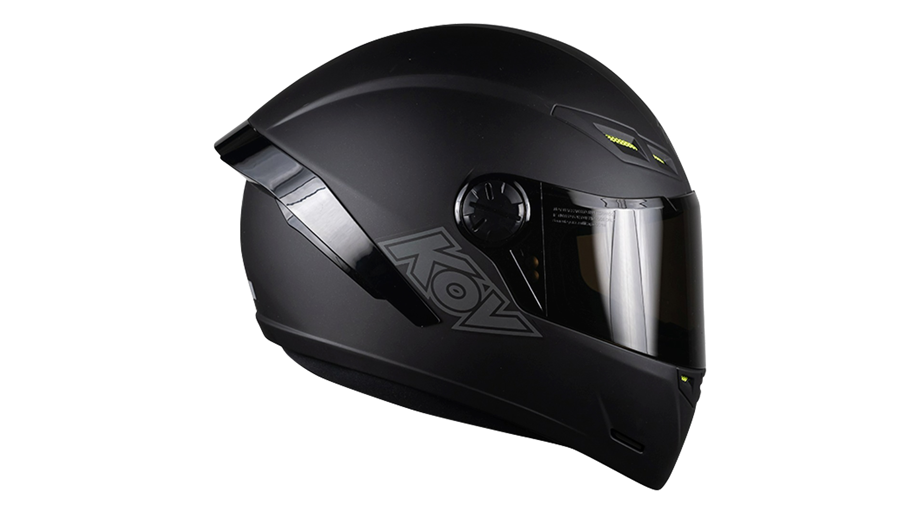 CASCO KOV FORZA NEGRO MATE DEPORTIVO INTEGRAL PARA MOTO CERTIFICADO DOT