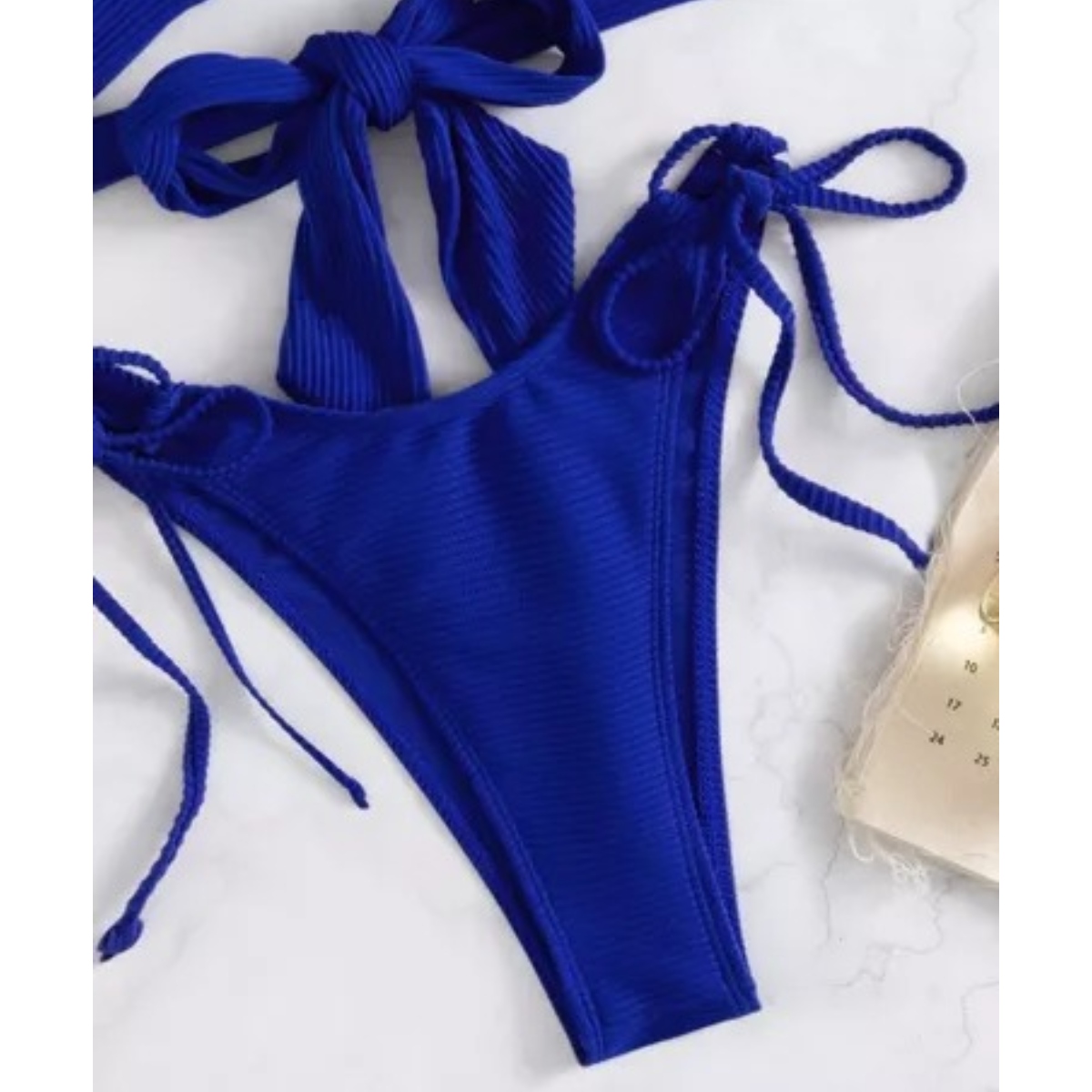 Traje De Baño Cruzado Sexy Conjunto Dos Piezas Para Mujer