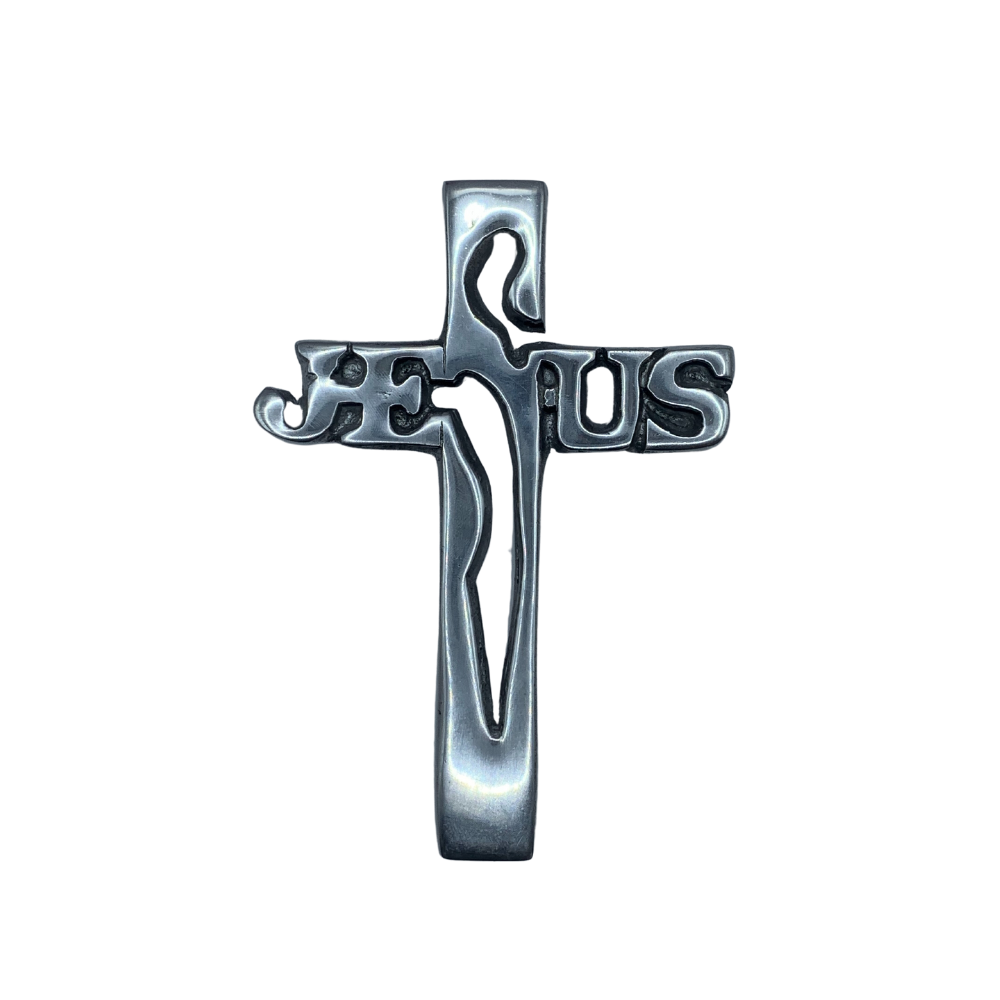 Cruz de Metal para Pared Jesus