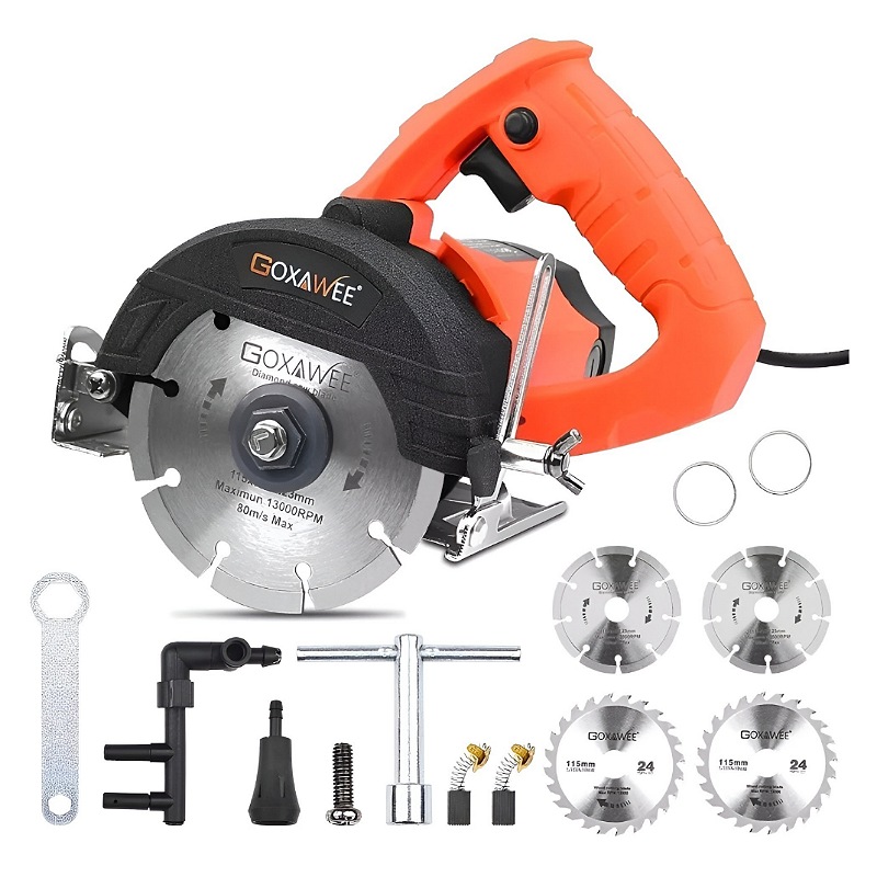 Sierra Circular Cortadora Goxawee Para Azulejos Marmol 1800w