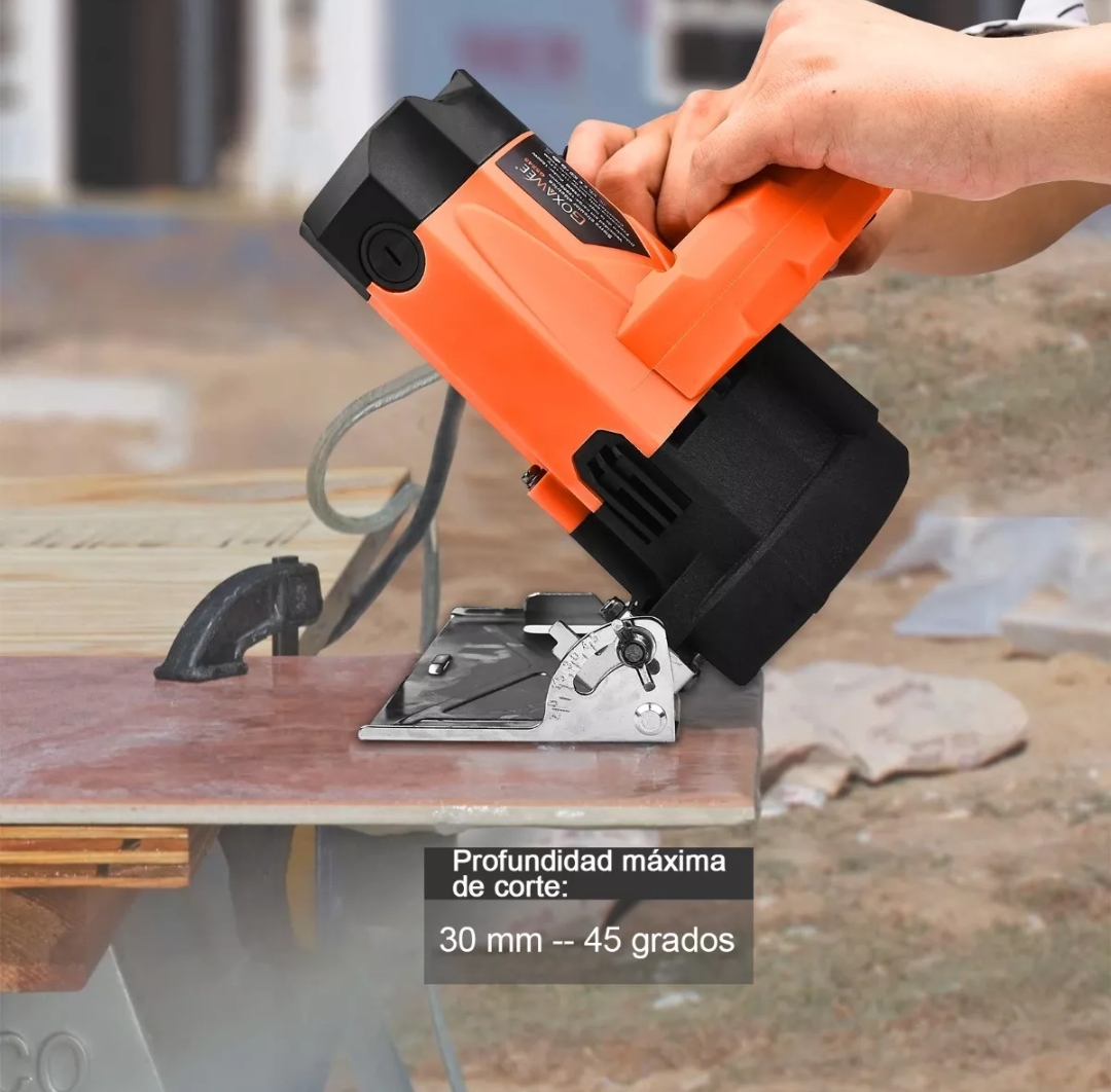 Sierra Circular Cortadora Goxawee Para Azulejos Marmol 1800w