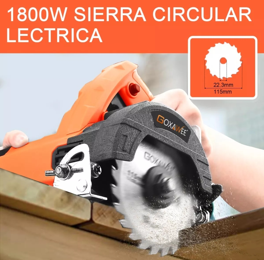 Sierra Circular Cortadora Goxawee Para Azulejos Marmol 1800w