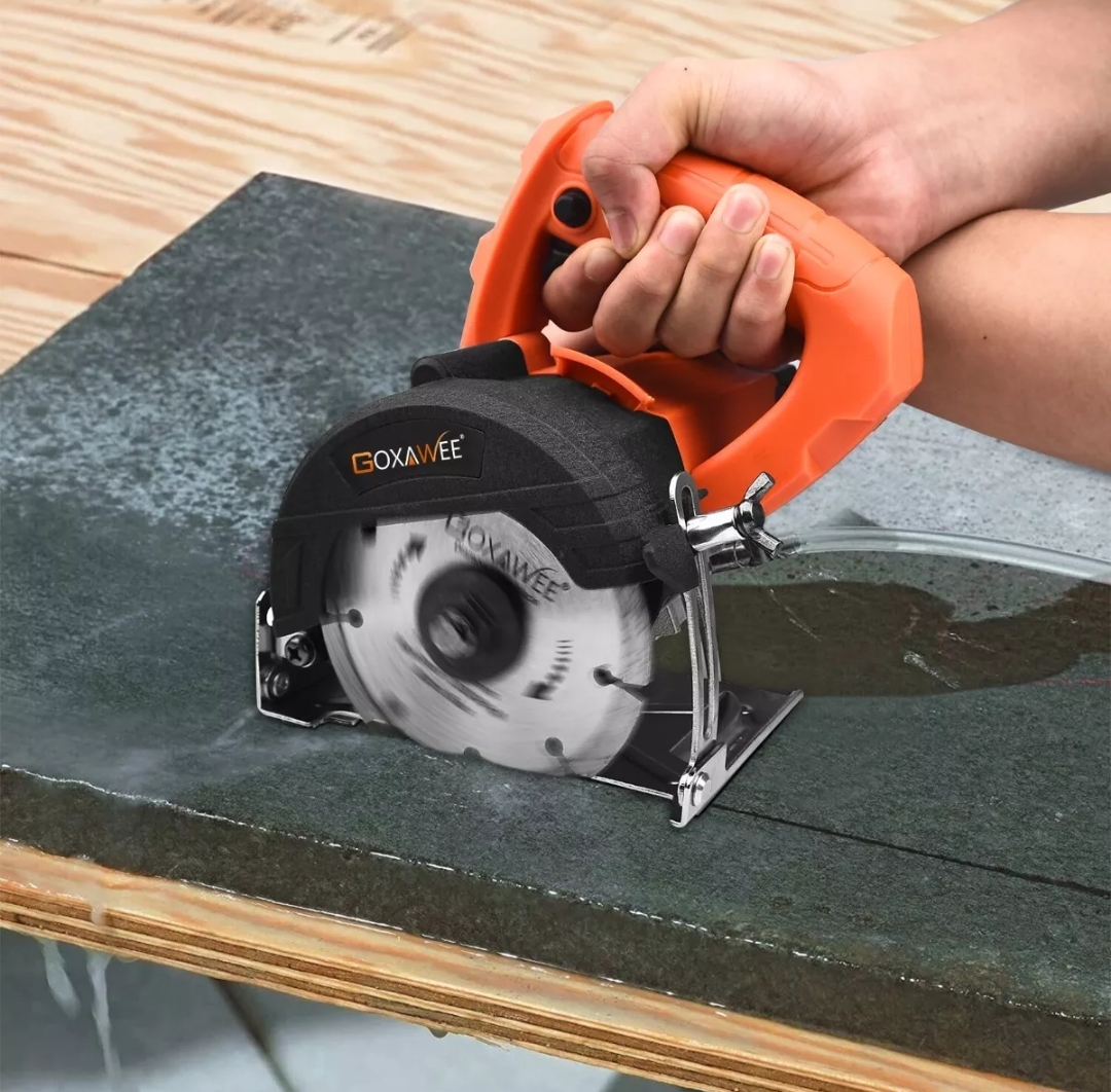 Sierra Circular Cortadora Goxawee Para Azulejos Marmol 1800w