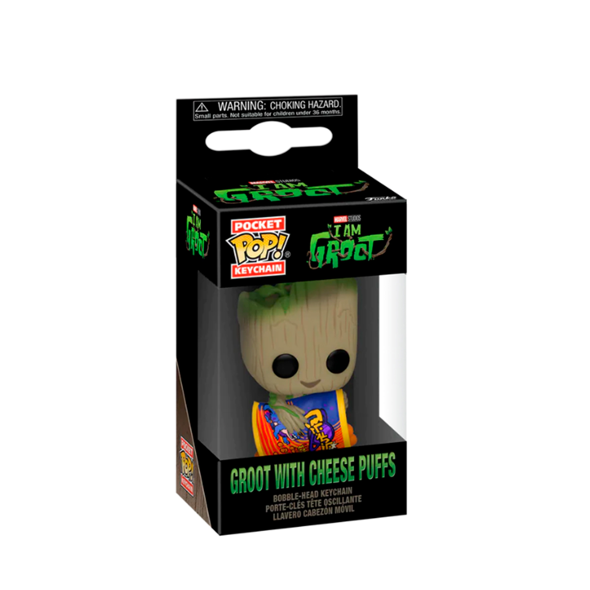 Funko Pop Llavero Groot Bolitas De Queso Serie Marvel Yo Soy Groot Fig Original