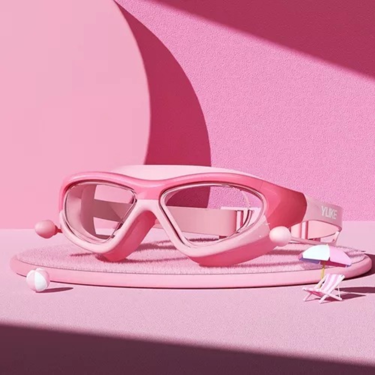 Gorro De Natación Con Gafas De Natacion Para Niño Y Niña