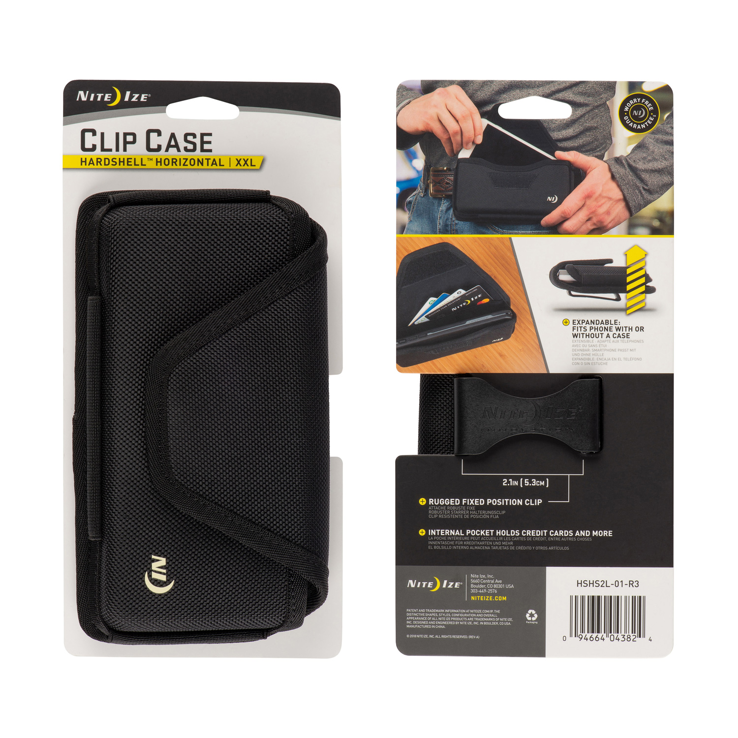 Funda para Celulares Horizontal Negra Nite Ize