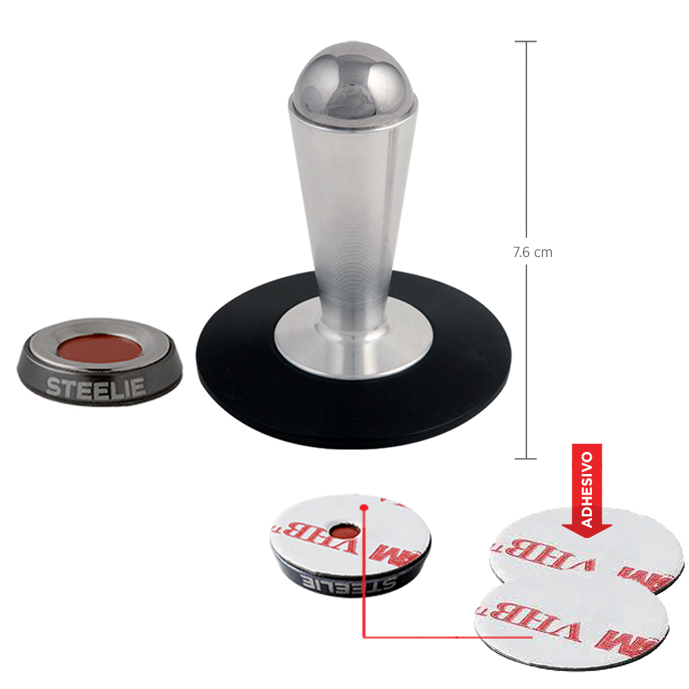 Pedestal para Celulares STEELIE Plata Nite Ize