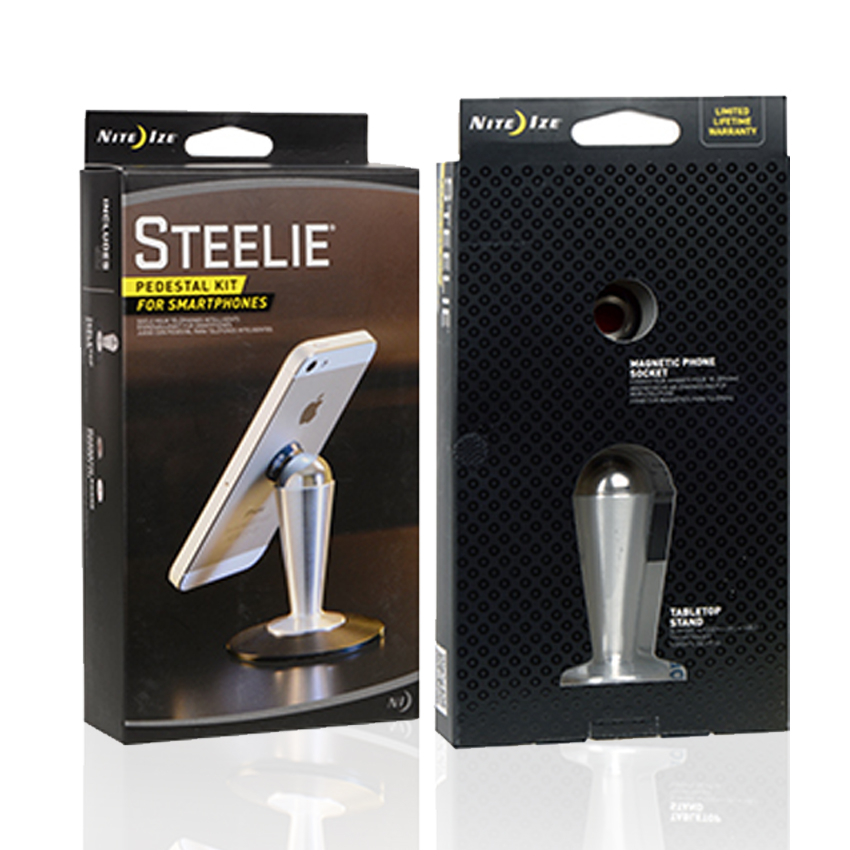 Pedestal para Celulares STEELIE Plata Nite Ize