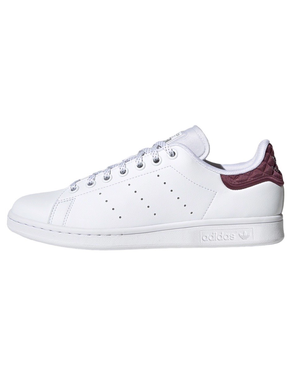 TENIS ADIDAS STAN SMITH BLANCO CON VINO