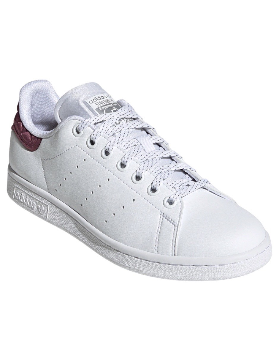 TENIS ADIDAS STAN SMITH BLANCO CON VINO