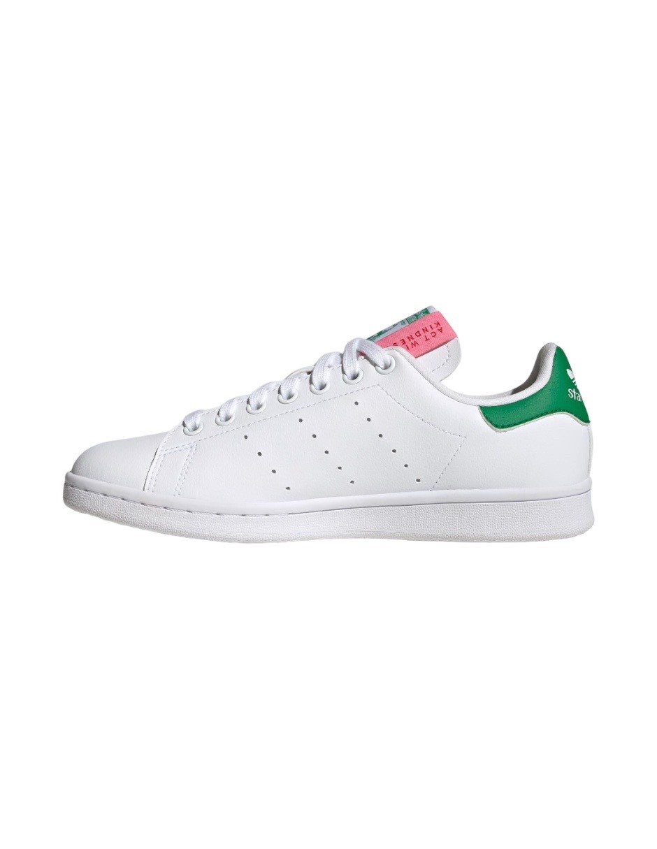 TENIS ADIDAS STAN SMITH BLANCO CON VERDE ACT WITH KINDNESS